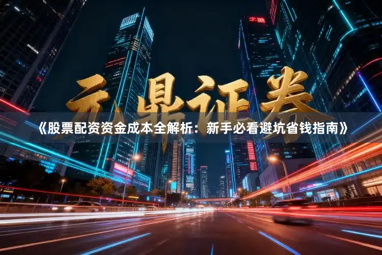 《股票配资资金成本全解析：新手必看避坑省钱指南》