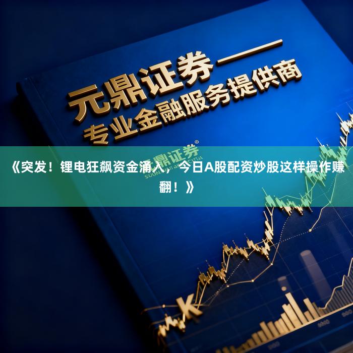 《突发！锂电狂飙资金涌入，今日A股配资炒股这样操作赚翻！》