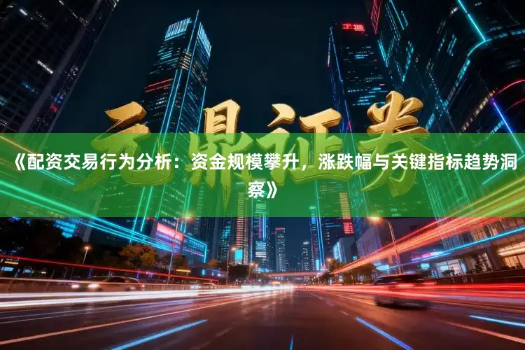 《配资交易行为分析：资金规模攀升，涨跌幅与关键指标趋势洞察》