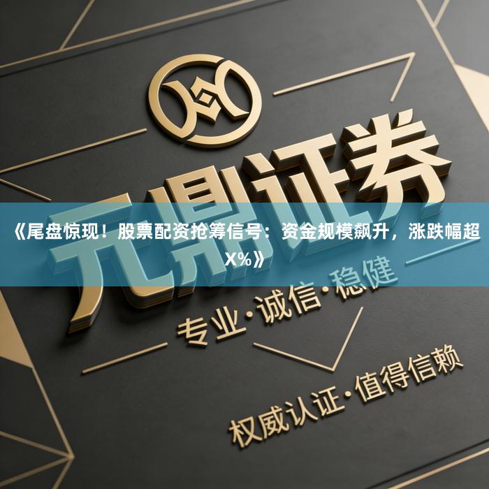 《尾盘惊现！股票配资抢筹信号：资金规模飙升，涨跌幅超X%》