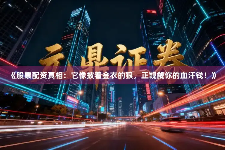 《股票配资真相：它像披着金衣的狼，正觊觎你的血汗钱！》