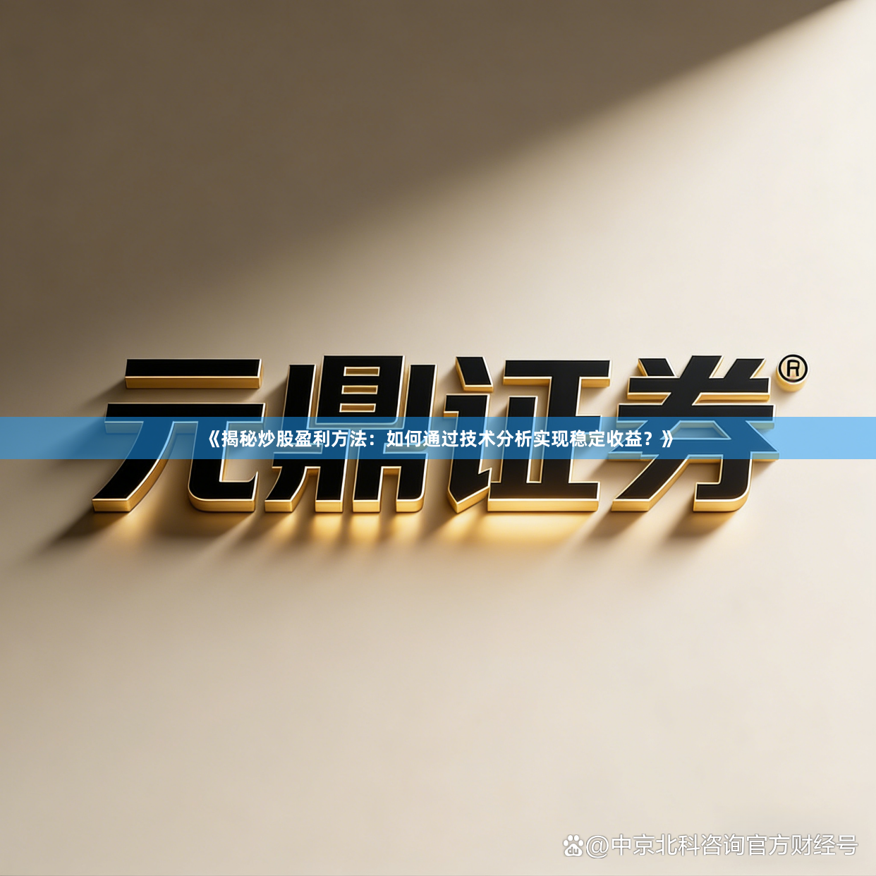 《揭秘炒股盈利方法：如何通过技术分析实现稳定收益？》