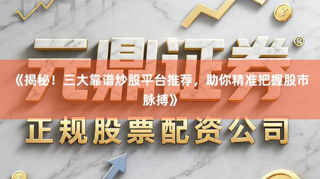 《揭秘！三大靠谱炒股平台推荐，助你精准把握股市脉搏》